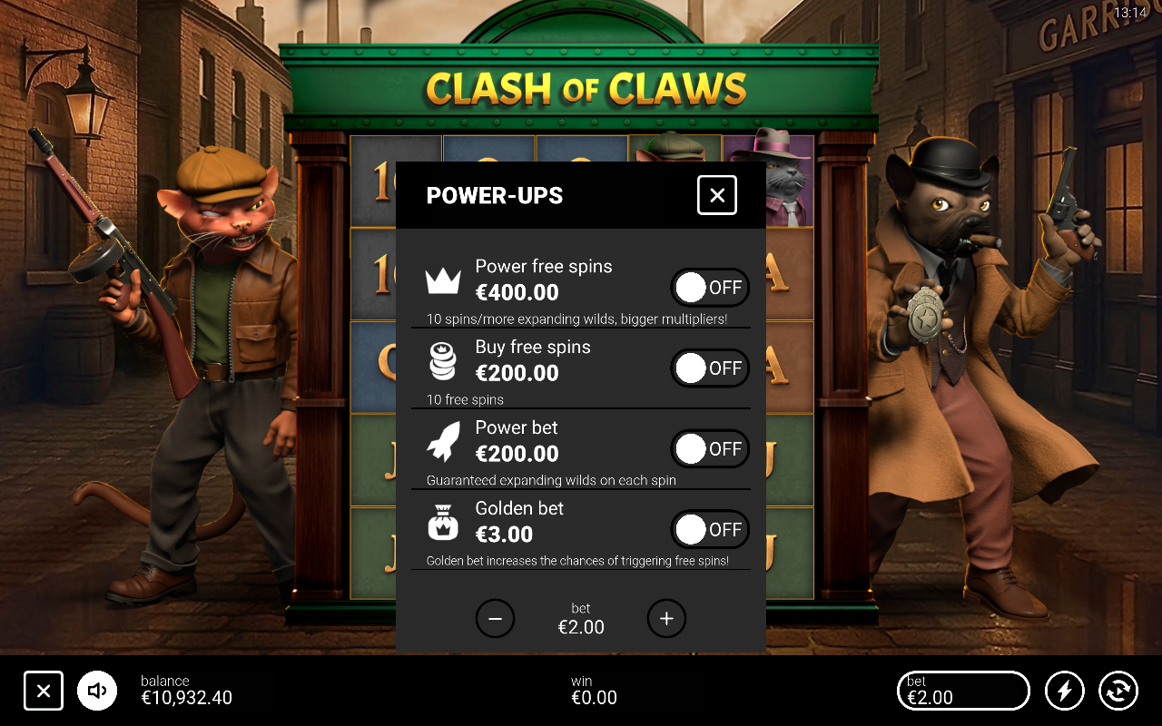 Clash of Claws bonus buy