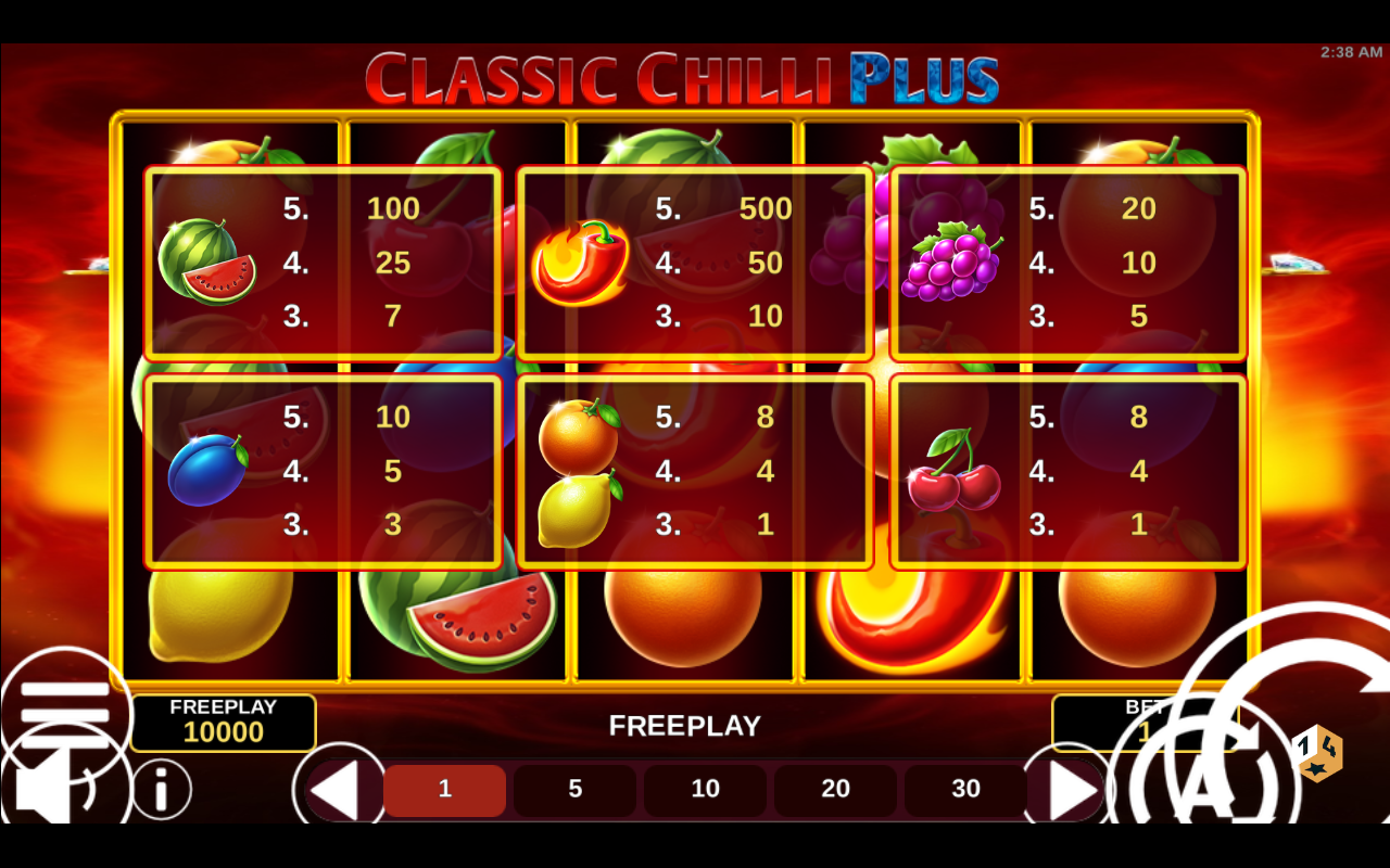 Classic Chilli Plus base game