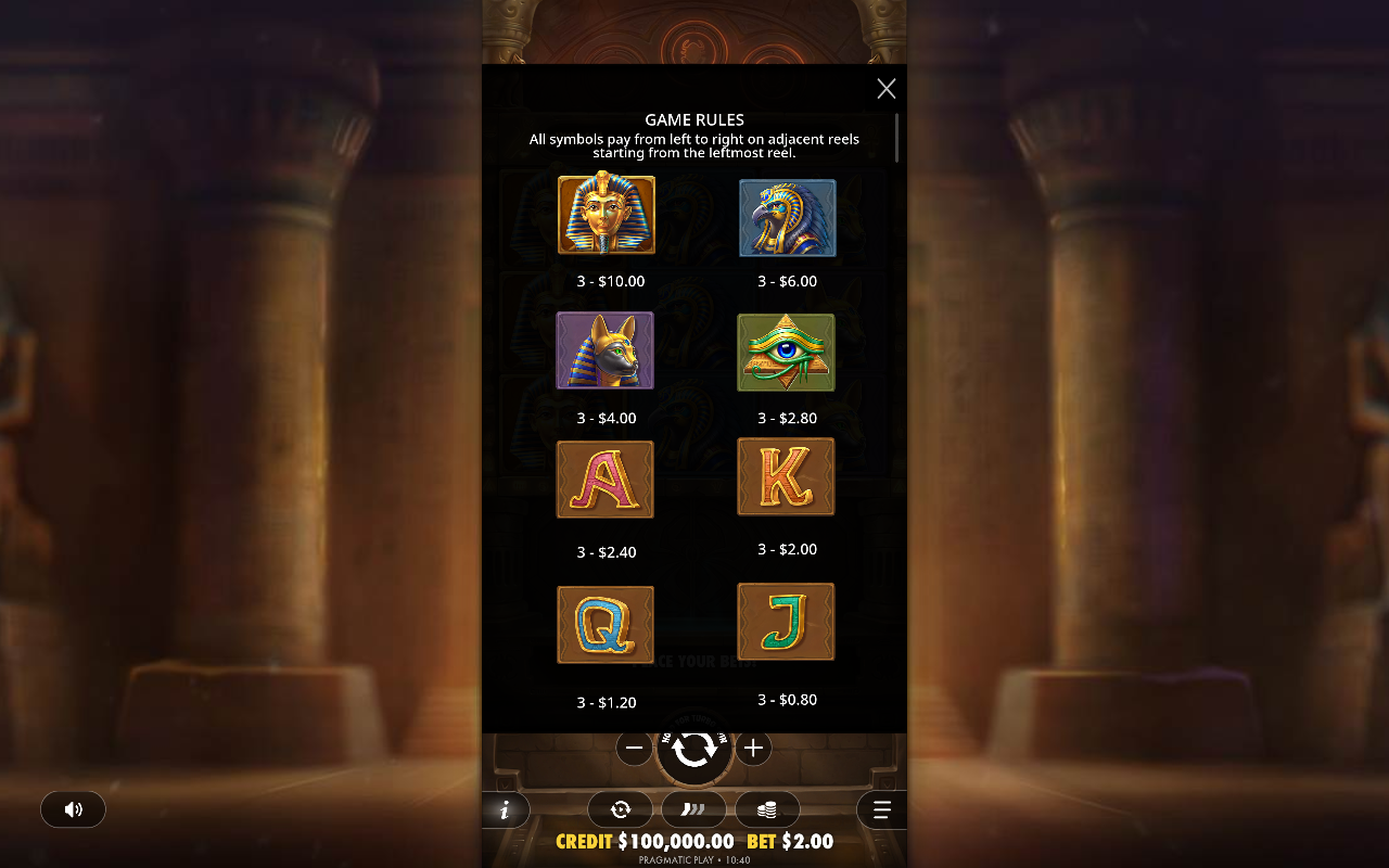 Code of Cairo information screen