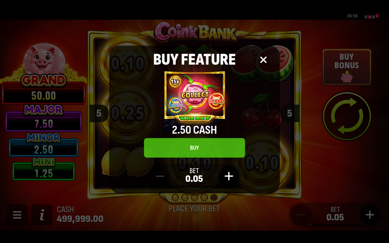 Coin Bank bonus buy