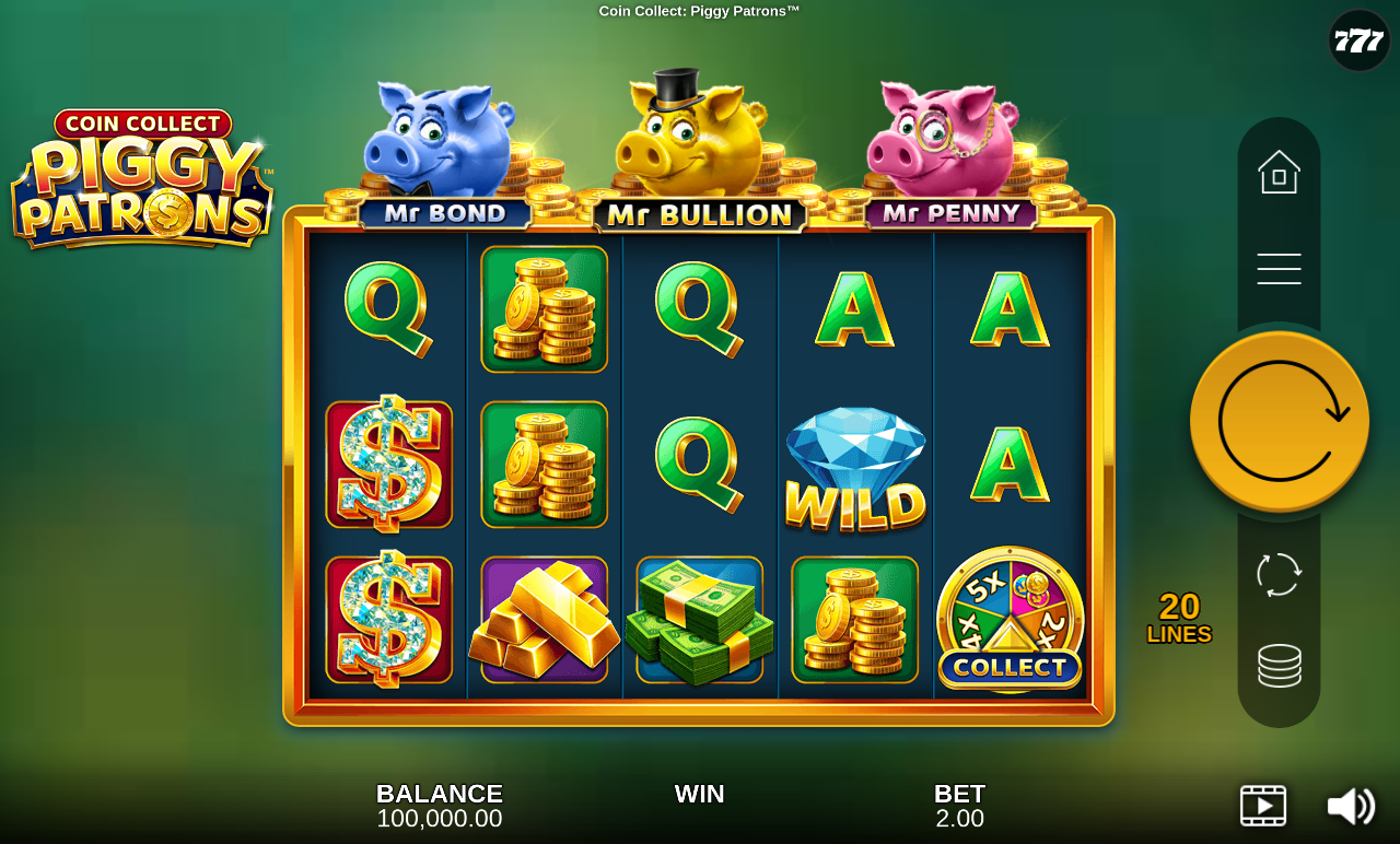 Coin Collect: Piggy Patrons base game