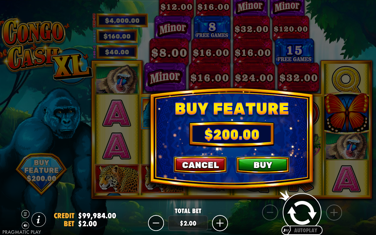 Congo Cash XL bonus buy
