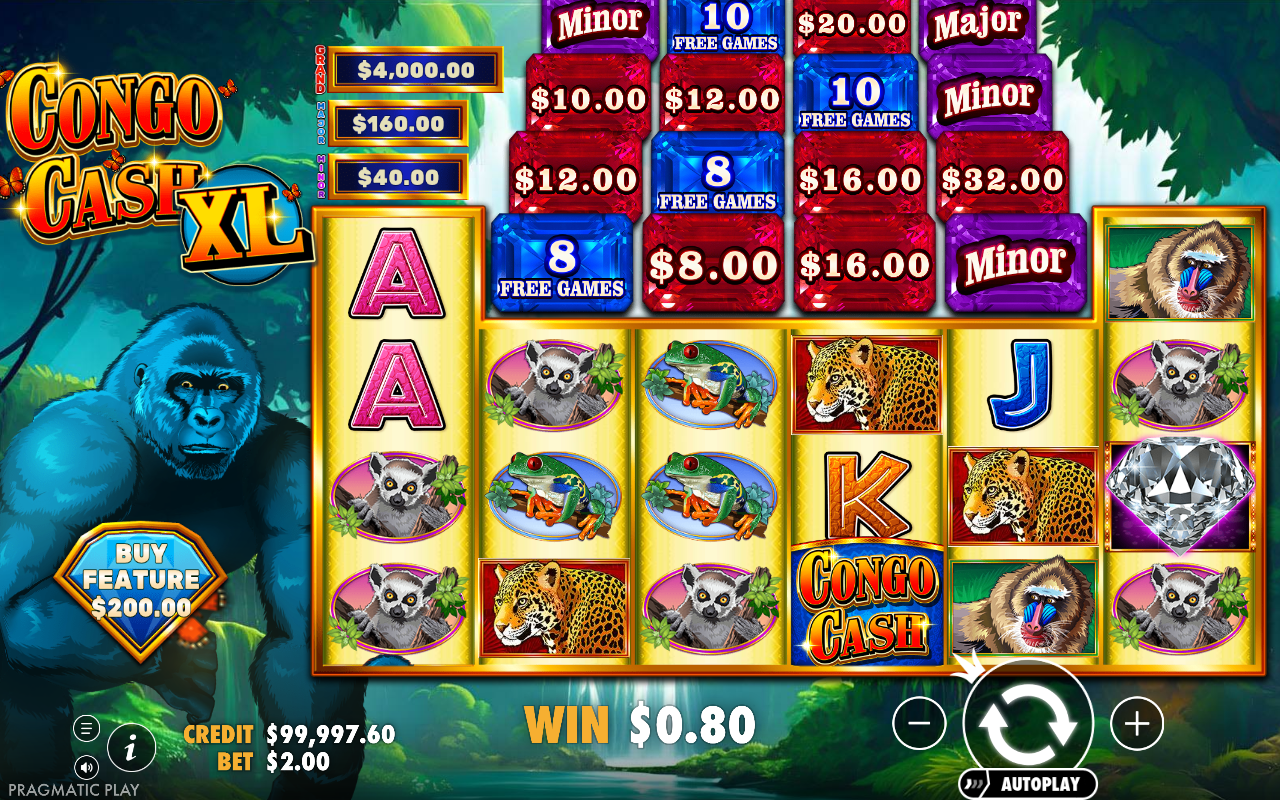 Congo Cash XL gameplay