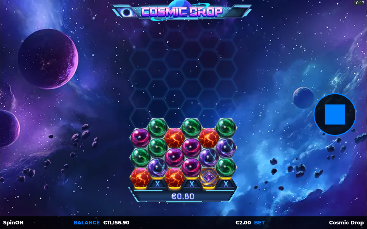 Cosmic Drop gameplay