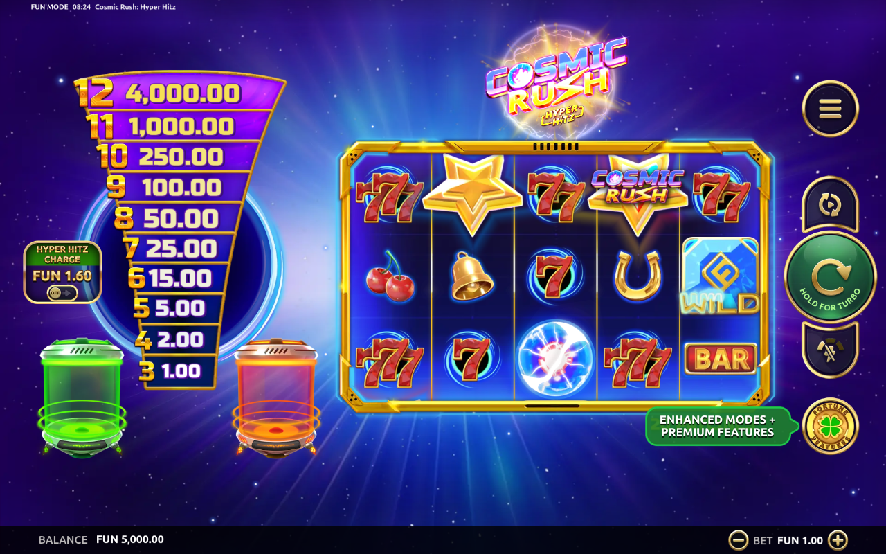 Cosmic Rush Hyper Hitz base game
