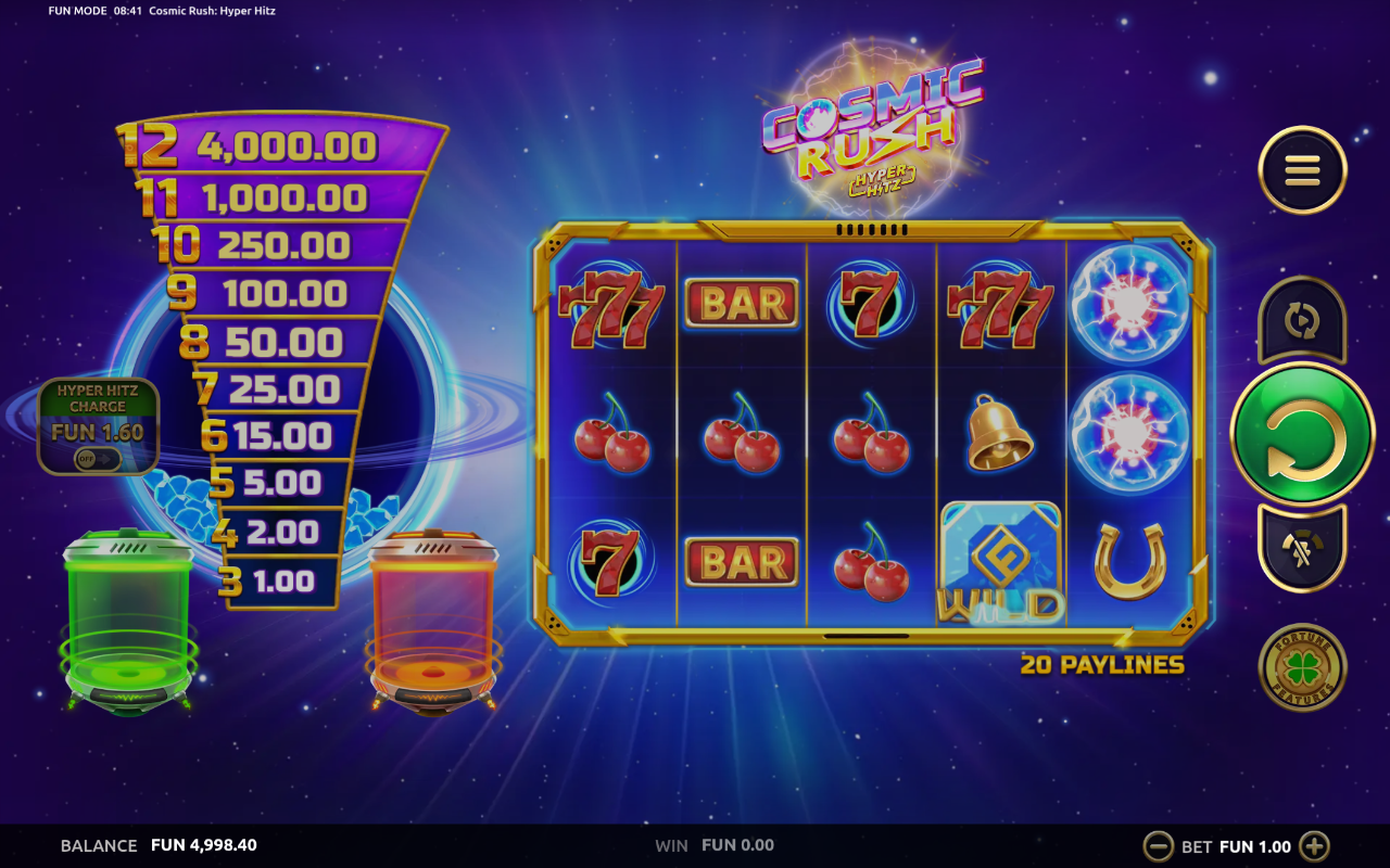Cosmic Rush Hyper Hitz gameplay