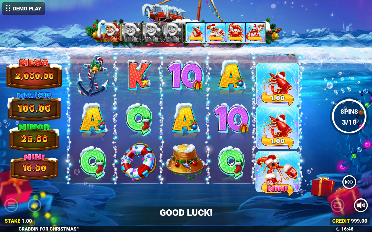 Crabbin For Christmas gameplay