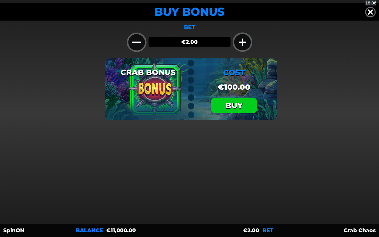 Crab Chaos bonus buy