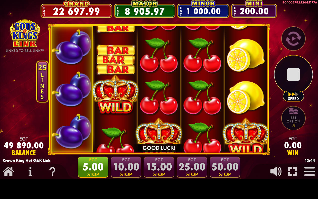 Crown King Hot Gods & King Link gameplay