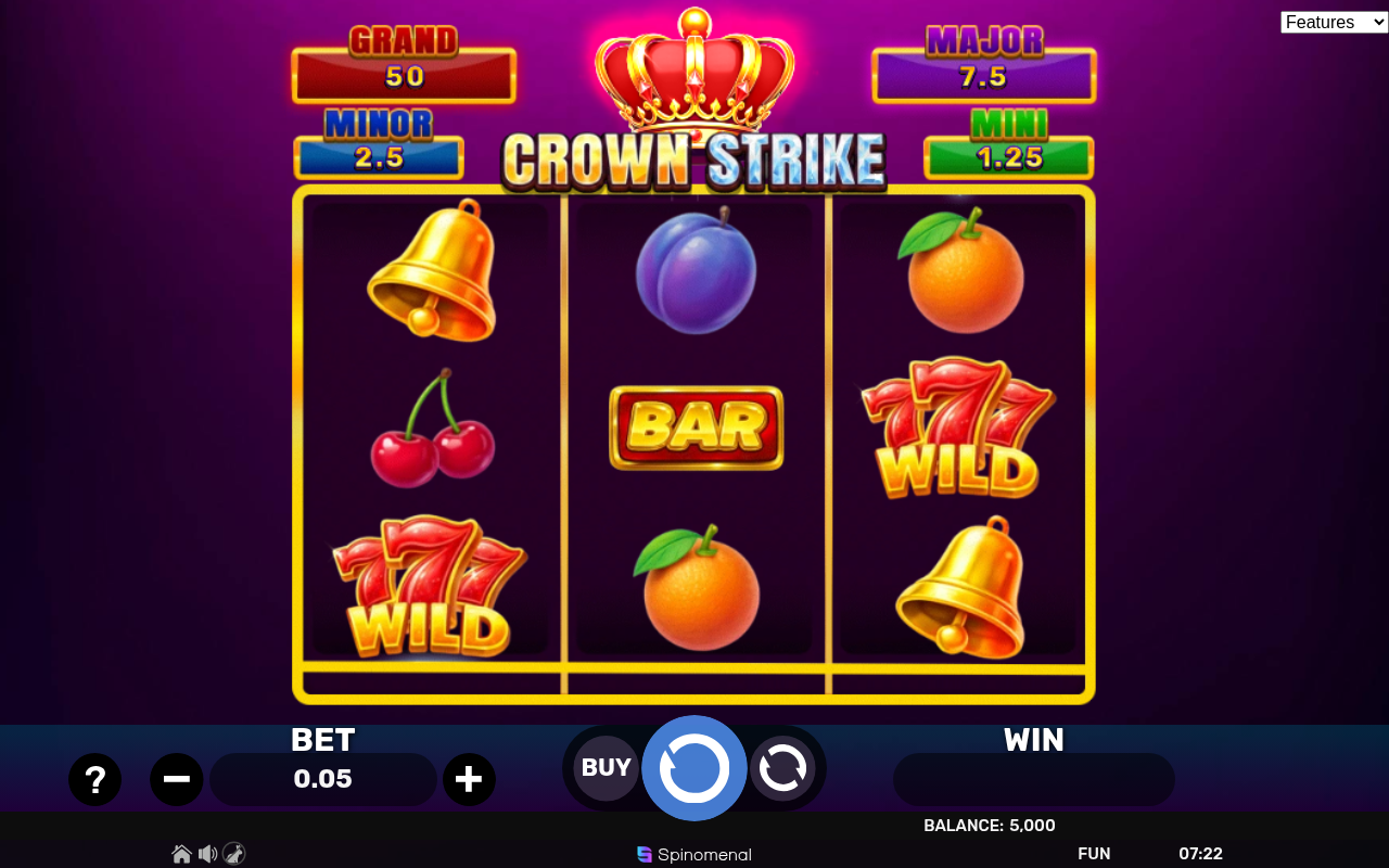 Crown Strike - Hold & Hit 3x3 base game