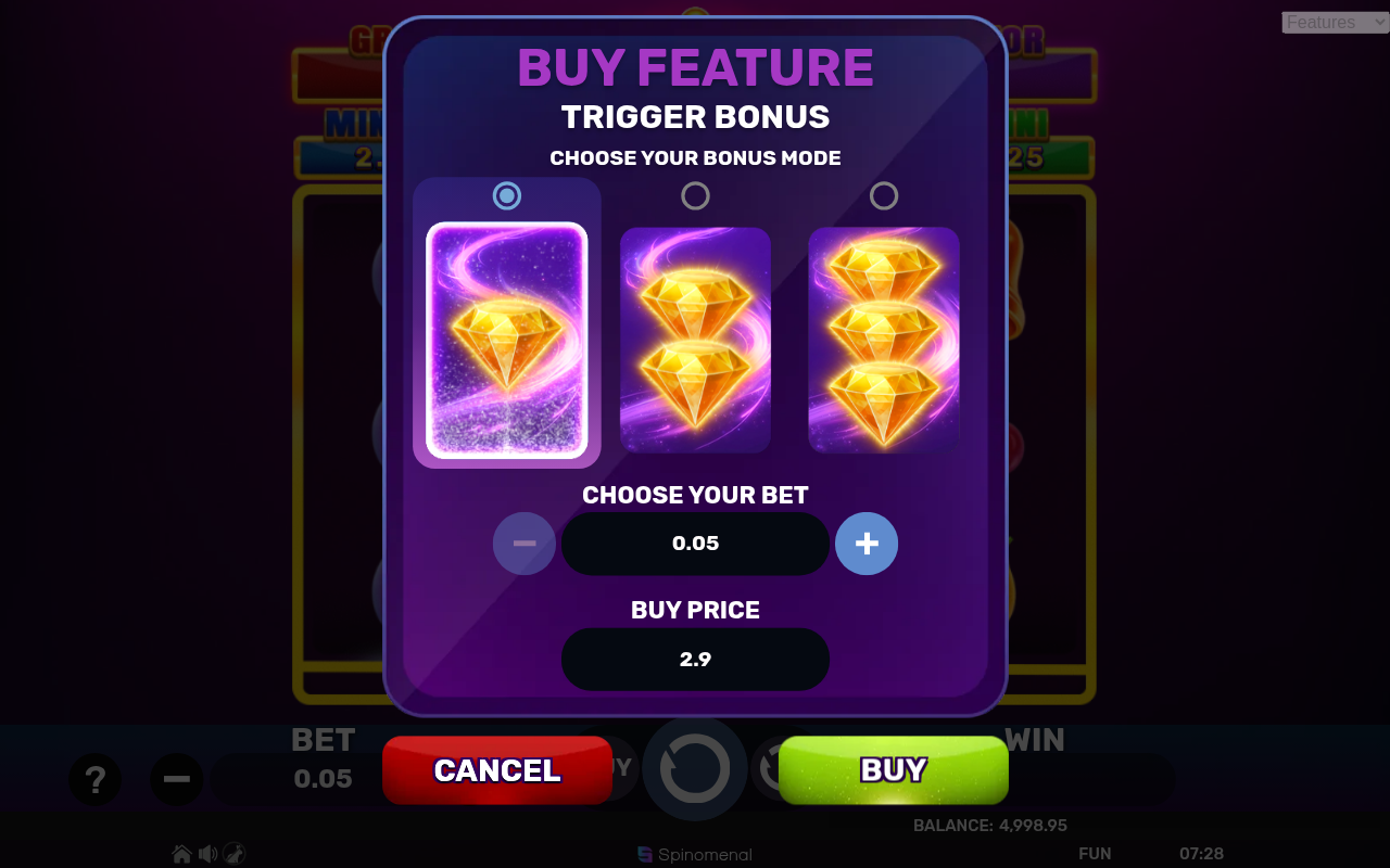 Crown Strike - Hold & Hit 3x3 bonus buy