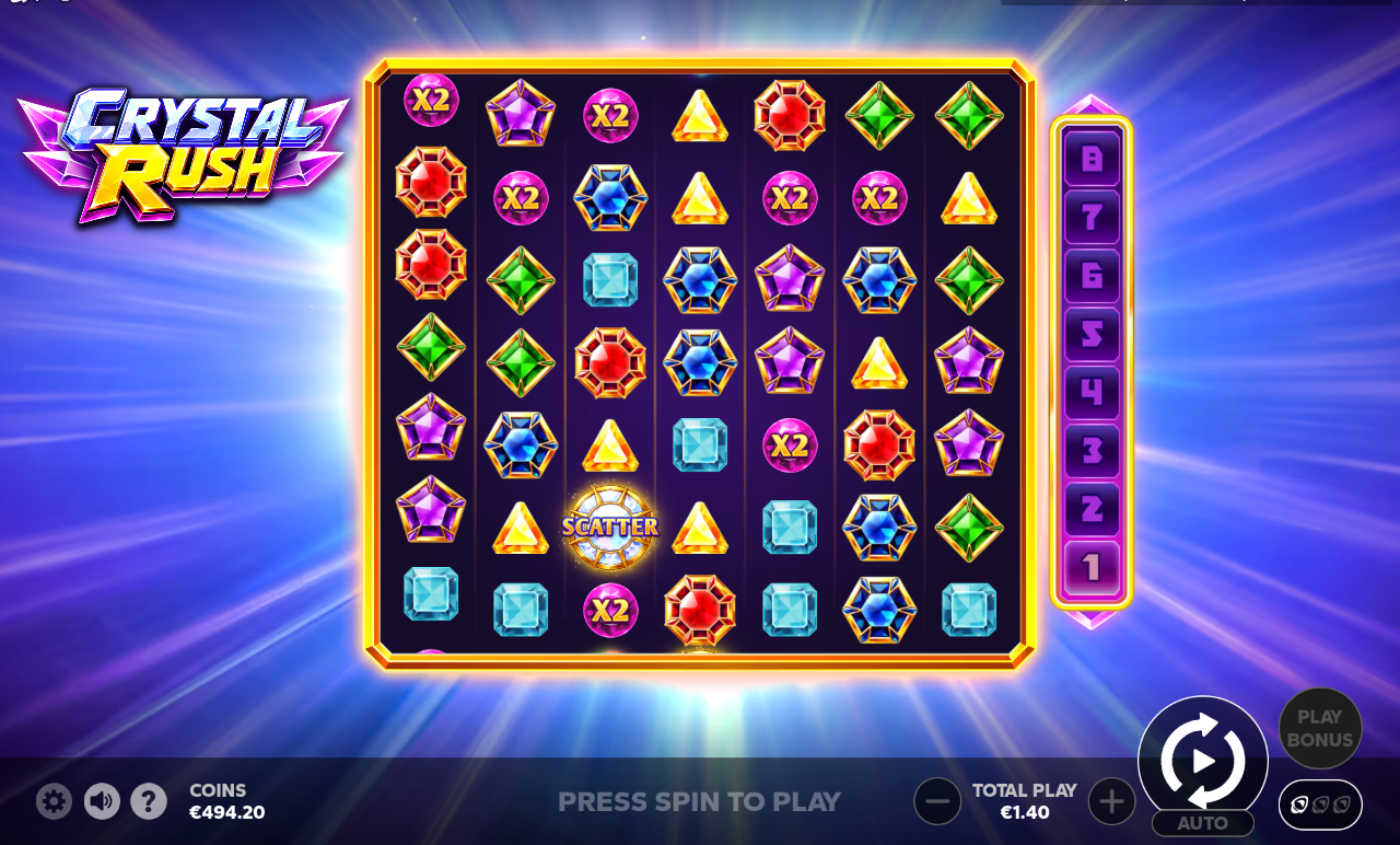 Crystal Rush gameplay