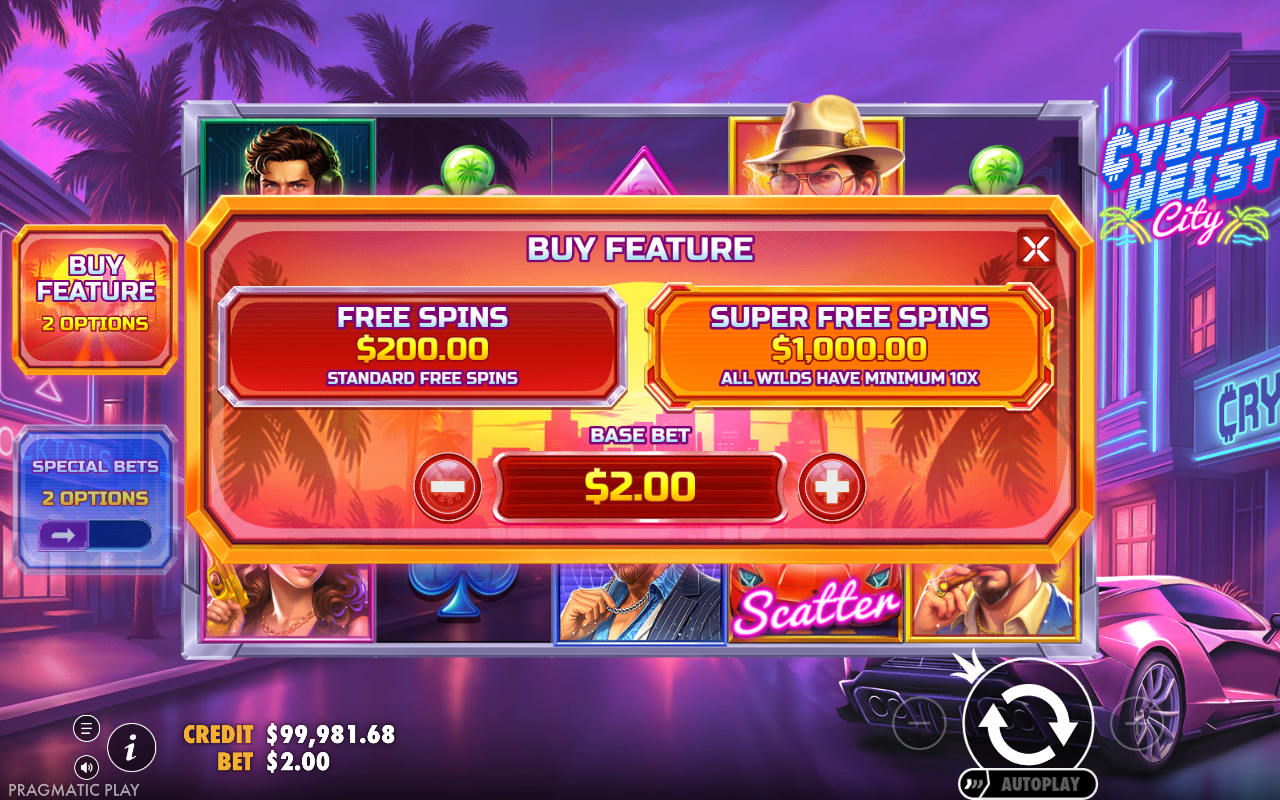 Cyberheist City bonus buy