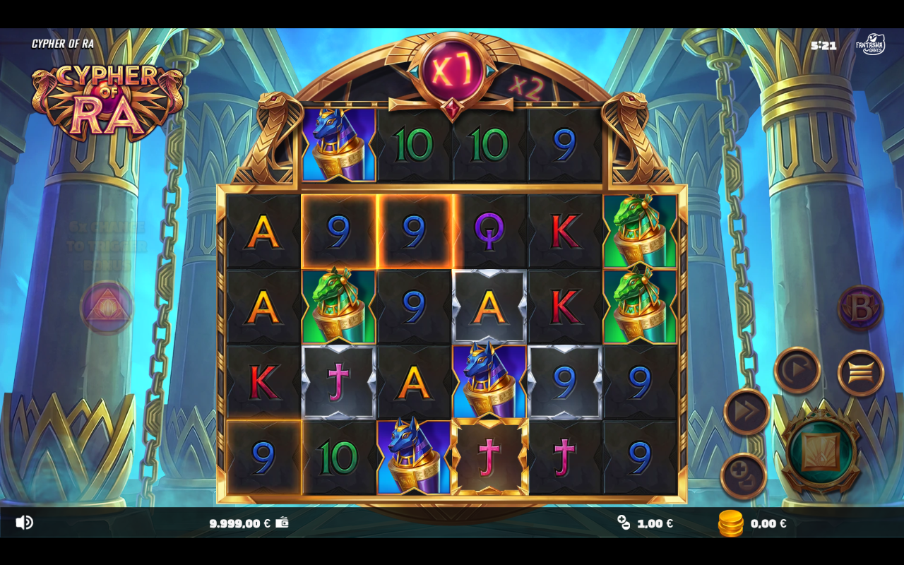 Cypher Of Ra gameplay