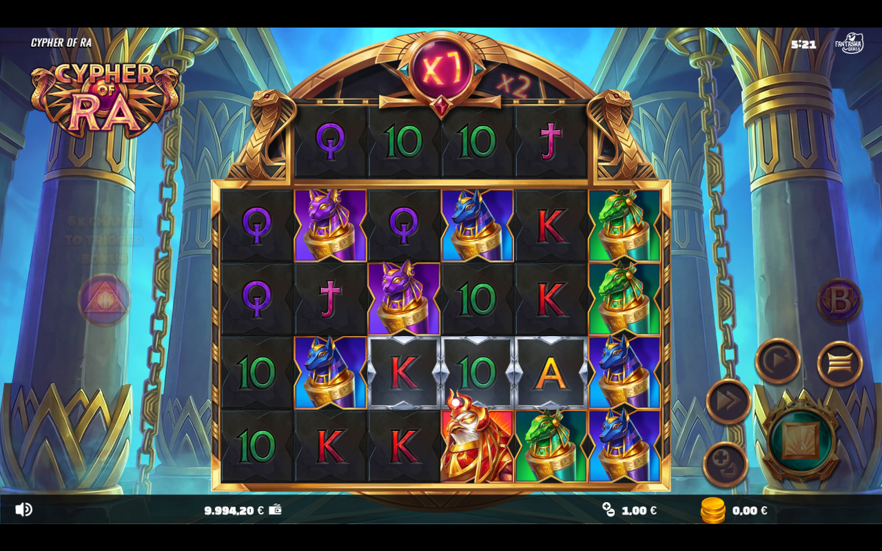 Cypher Of Ra gameplay