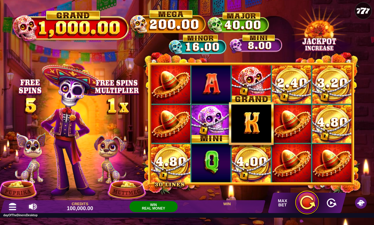 Day Of The Dinero base game