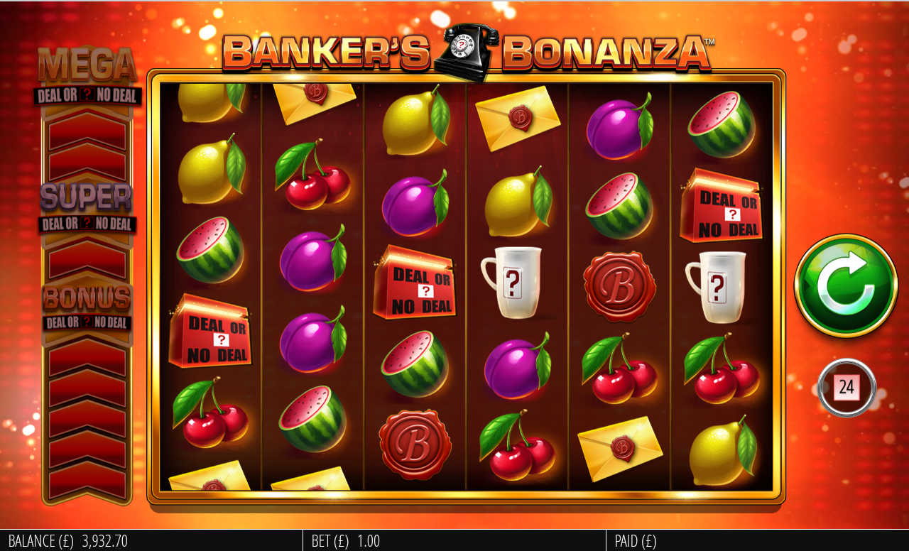 Deal Or No Deal Banker S Bonanza base game