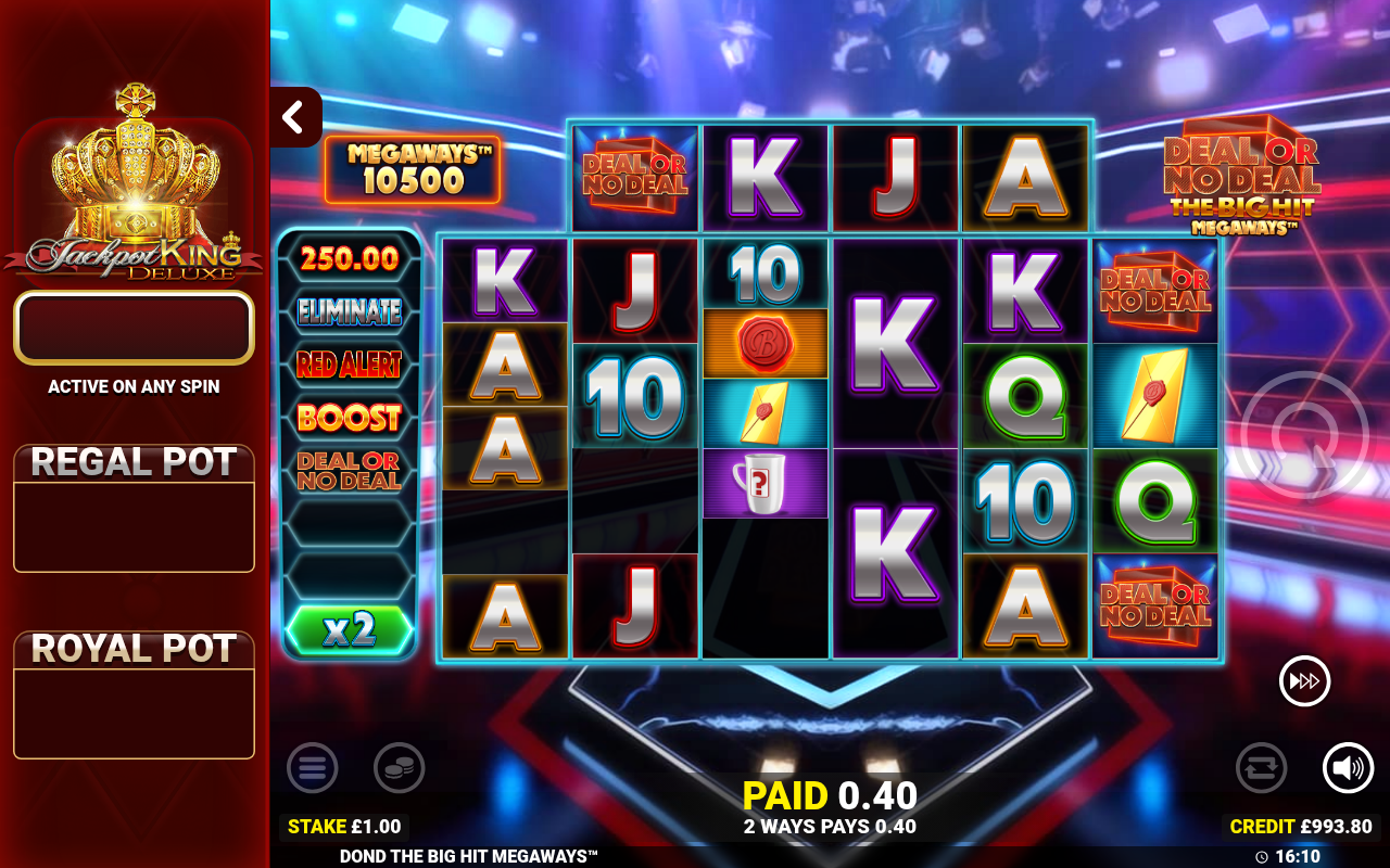 Deal Or No Deal The Big Hit Megaways free spins gameplay