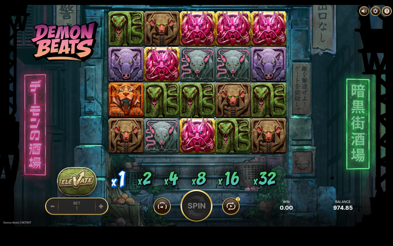 Demon Beats bonus feature gameplay