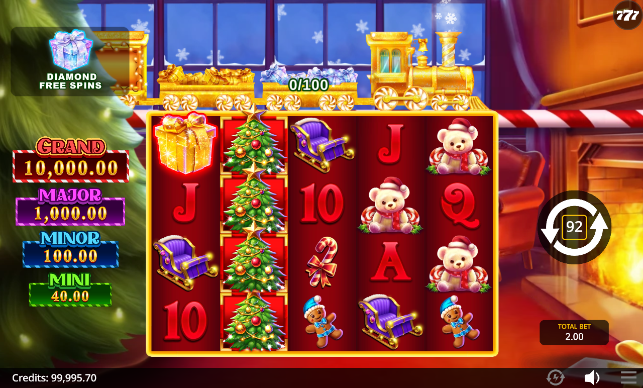 Diamond Christmas Rush Express gameplay