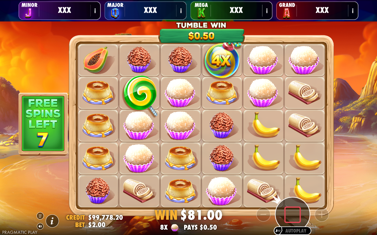 Doce Brasil - Brasil Jackpot bonus round