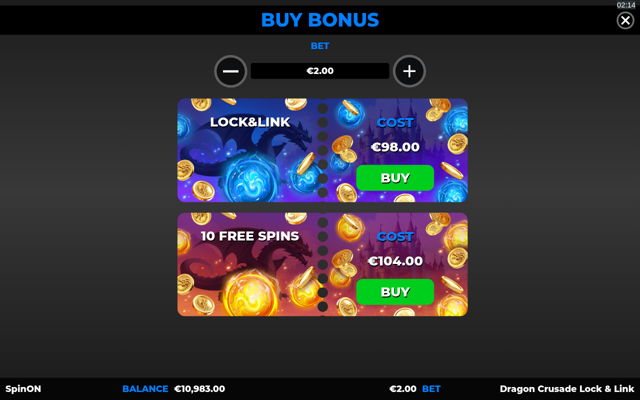 Dragon Crusade Lock&Link bonus buy
