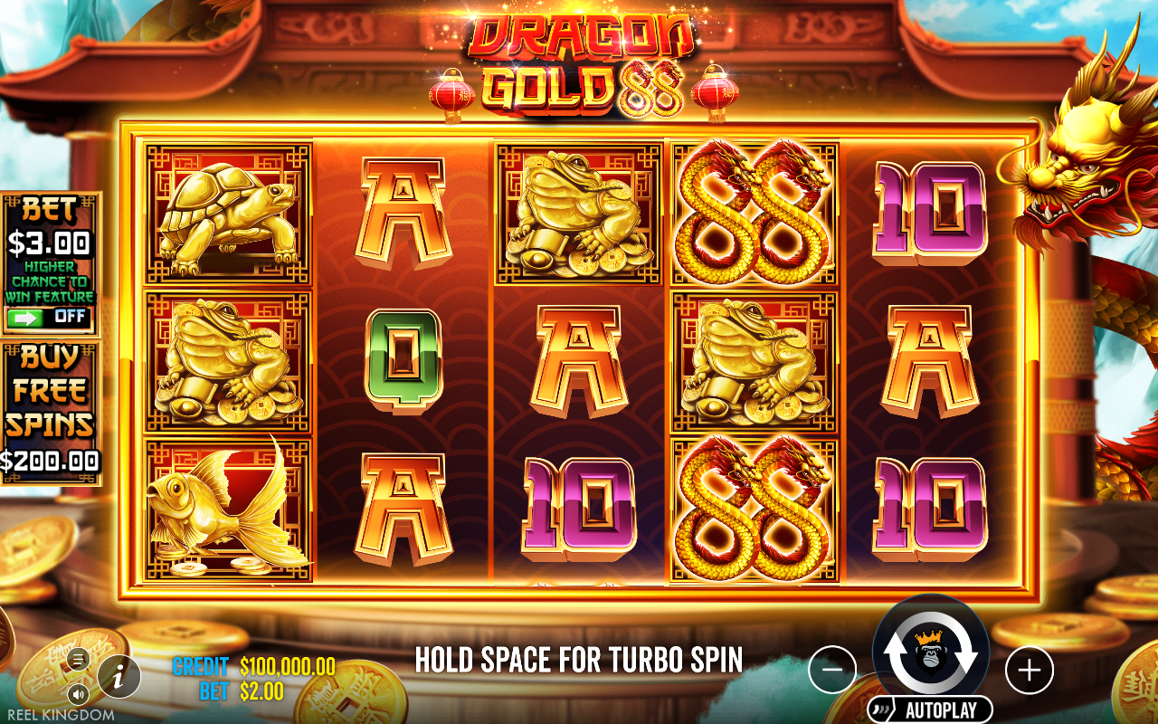 Dragon Gold 88 base game