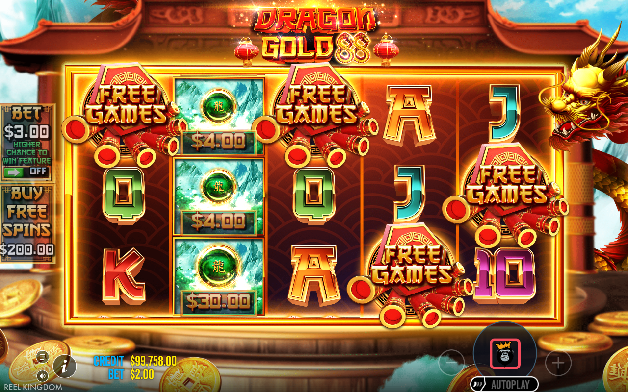 Dragon Gold 88 bonus round