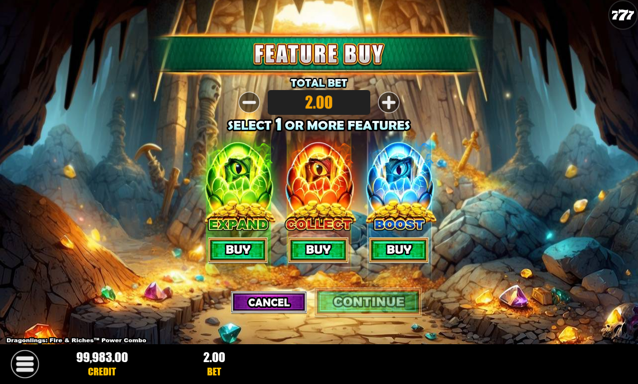 Dragonlings: Fire & Riches Power Combo bonus buy