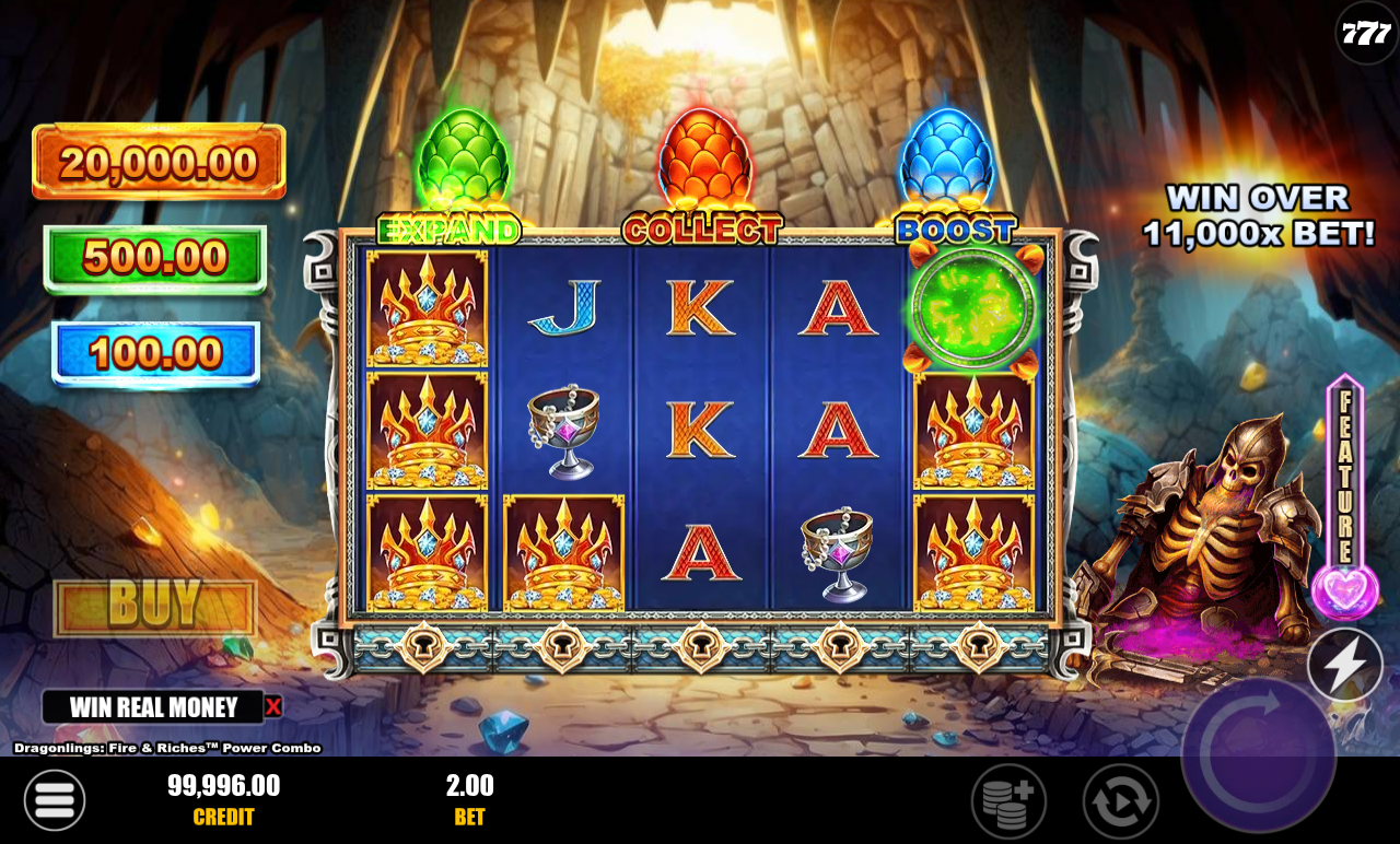 Dragonlings: Fire & Riches Power Combo gameplay