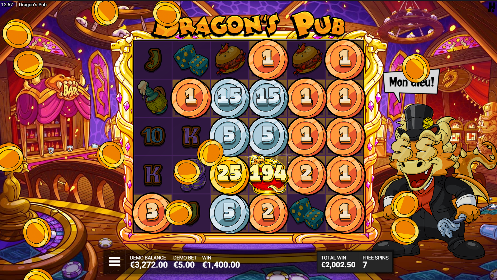 Dragon's Pub All That Glitters Is Gold free spins