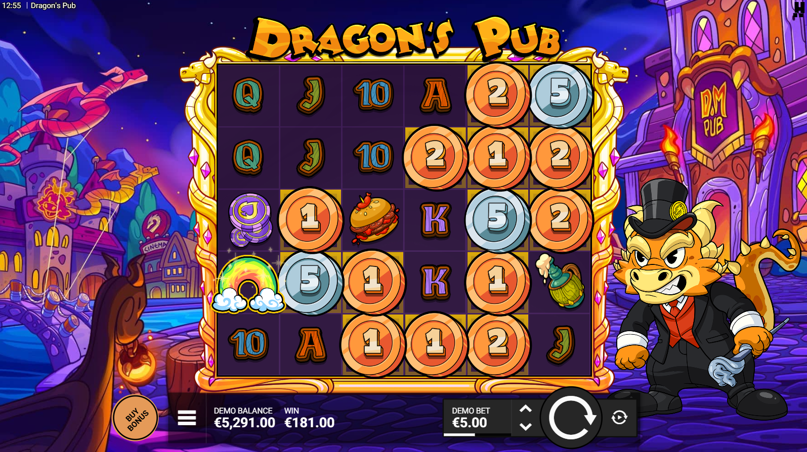 Dragon's Pub Luck of the Dragon free spins