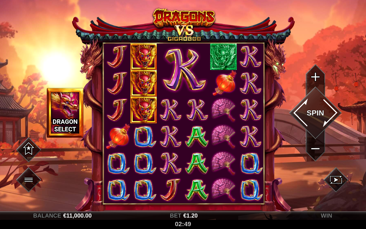 Dragons vs GigaBlox base game