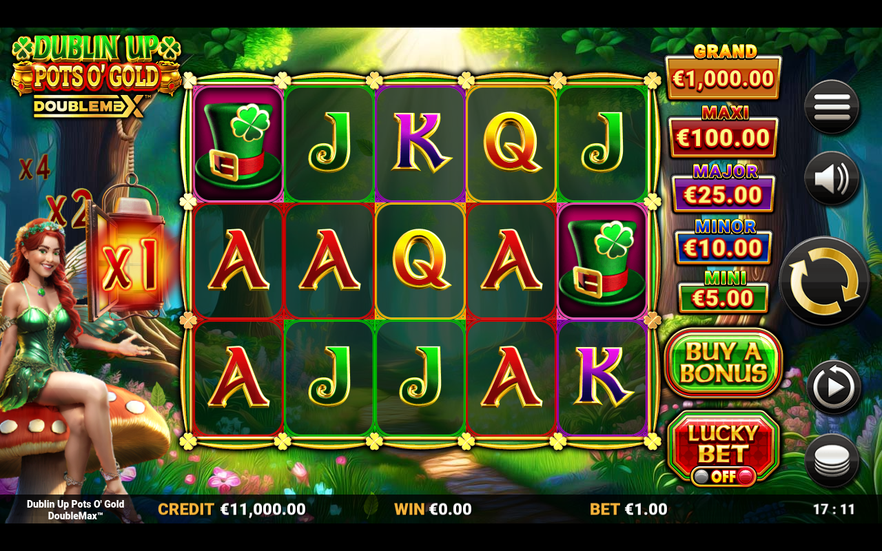 Dublin Up Pots O' Gold DoubleMax base game