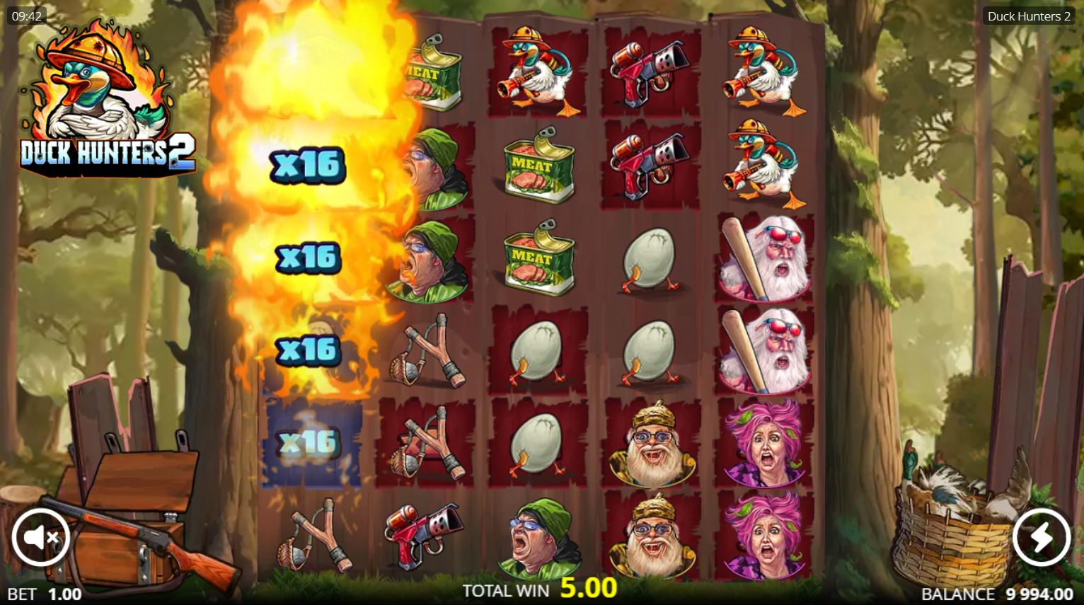 Duck Hunters 2 Bomb feature
