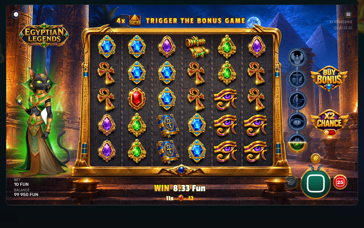 Egyptian Legends gameplay