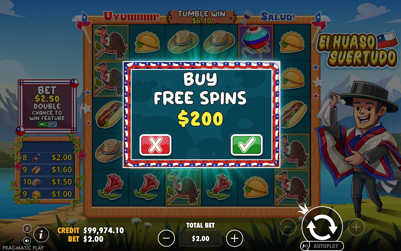 El Huaso Suertudo bonus buy