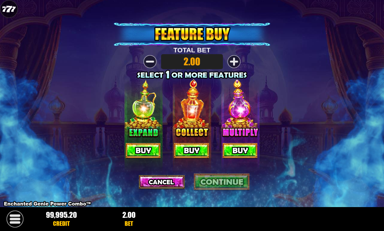 Enchanted Genie Power Combo bonus buy