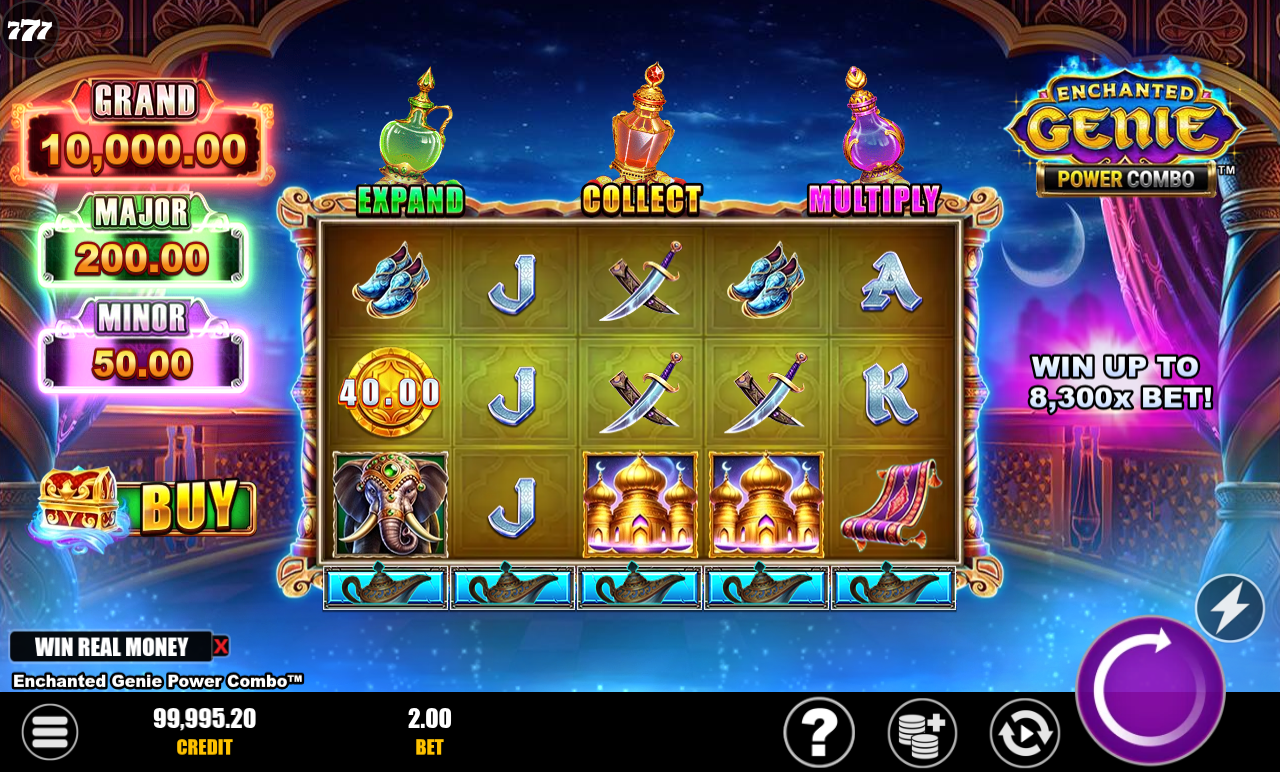 Enchanted Genie Power Combo gameplay