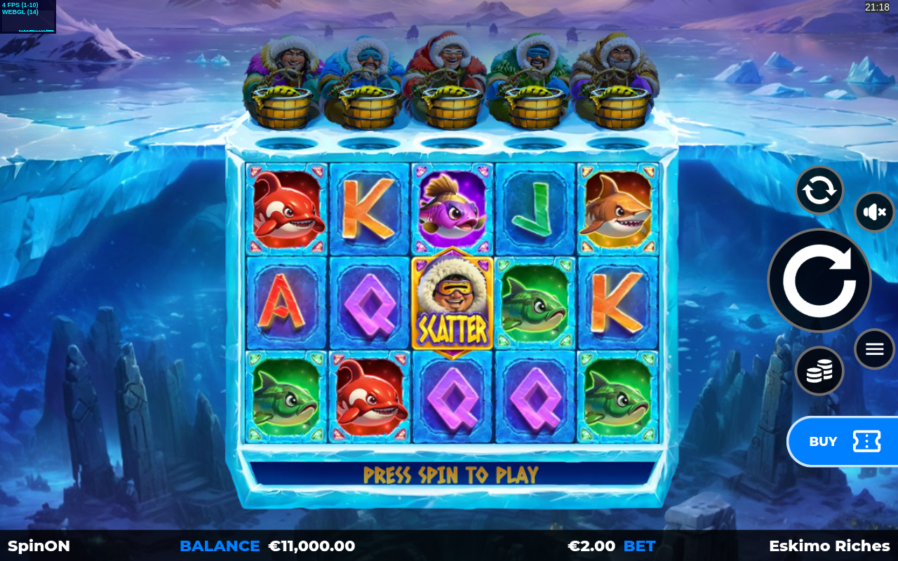 Eskimo Riches base game