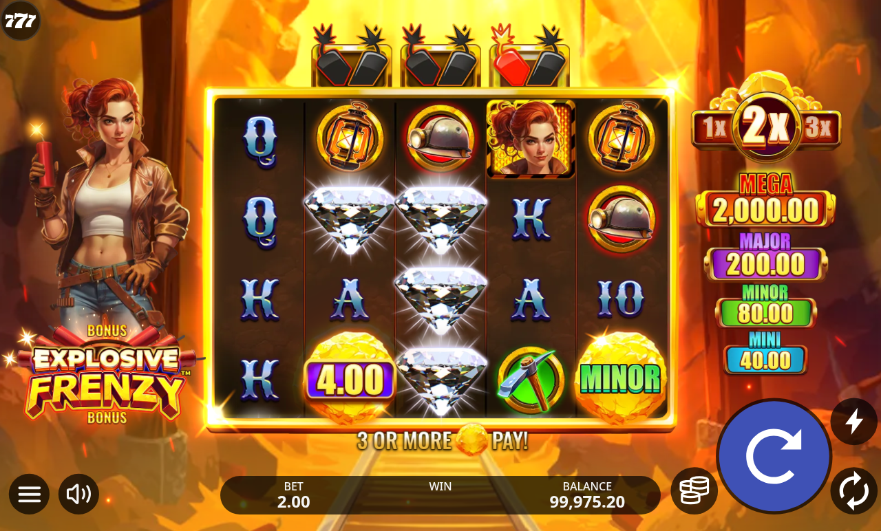Explosive Frenzy gameplay