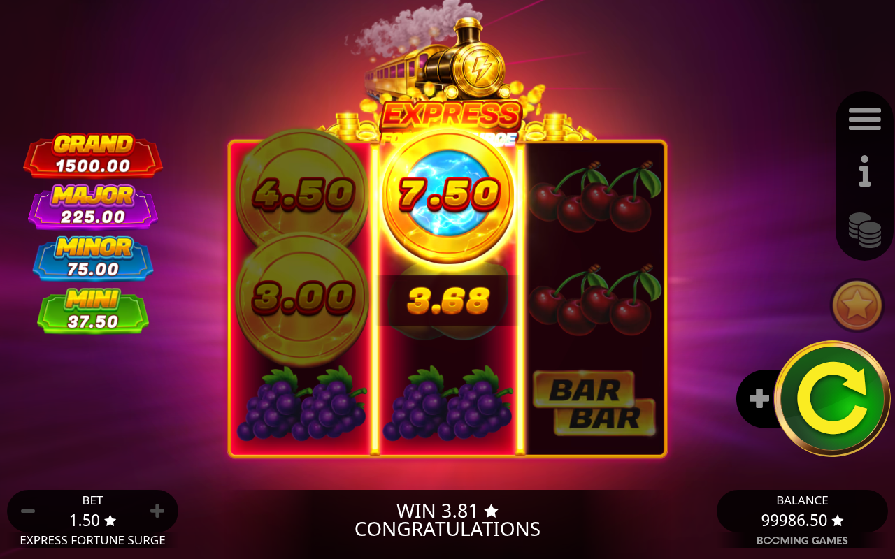 Express Fortune Surge gameplay