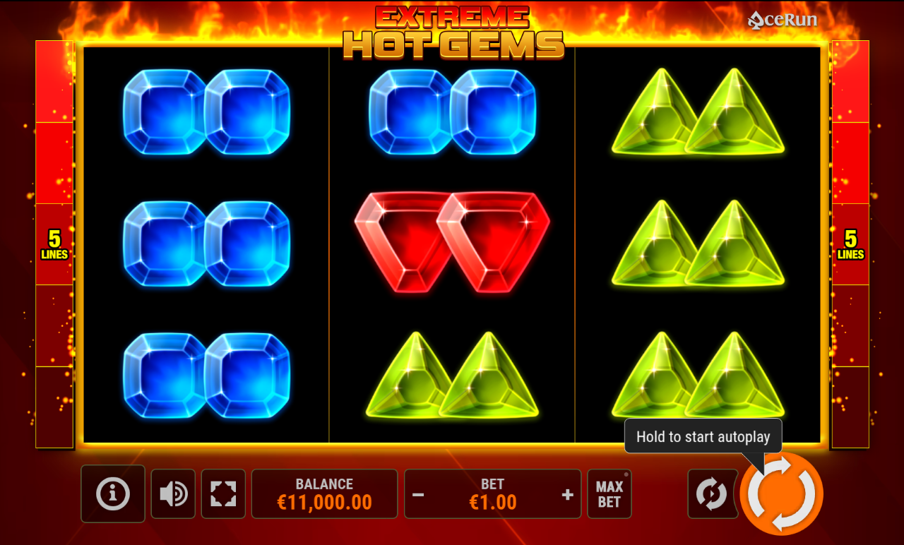 Extreme Hot Gems base game