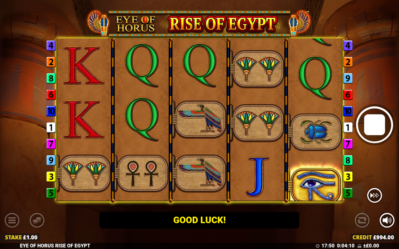 Eye Of Horus Rise Of Egypt gameplay