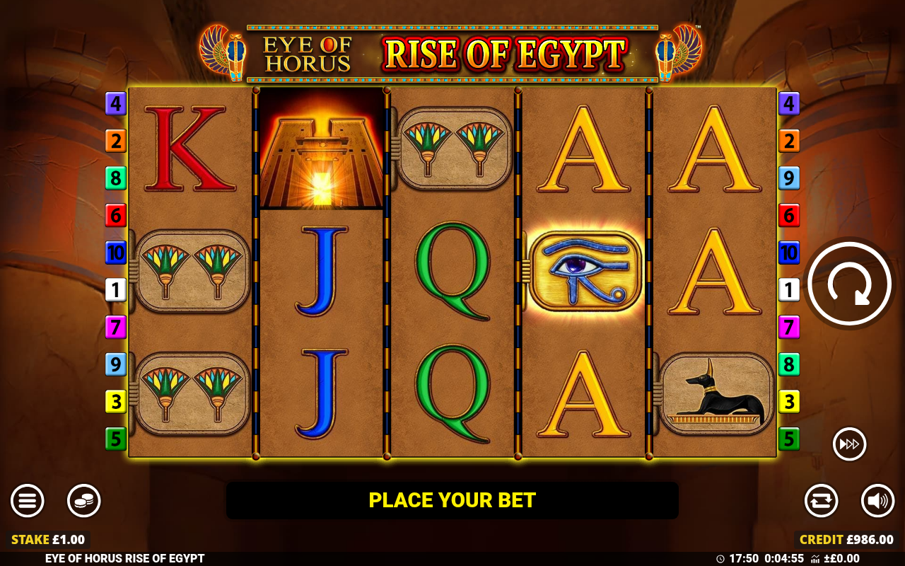 Eye Of Horus Rise Of Egypt gameplay