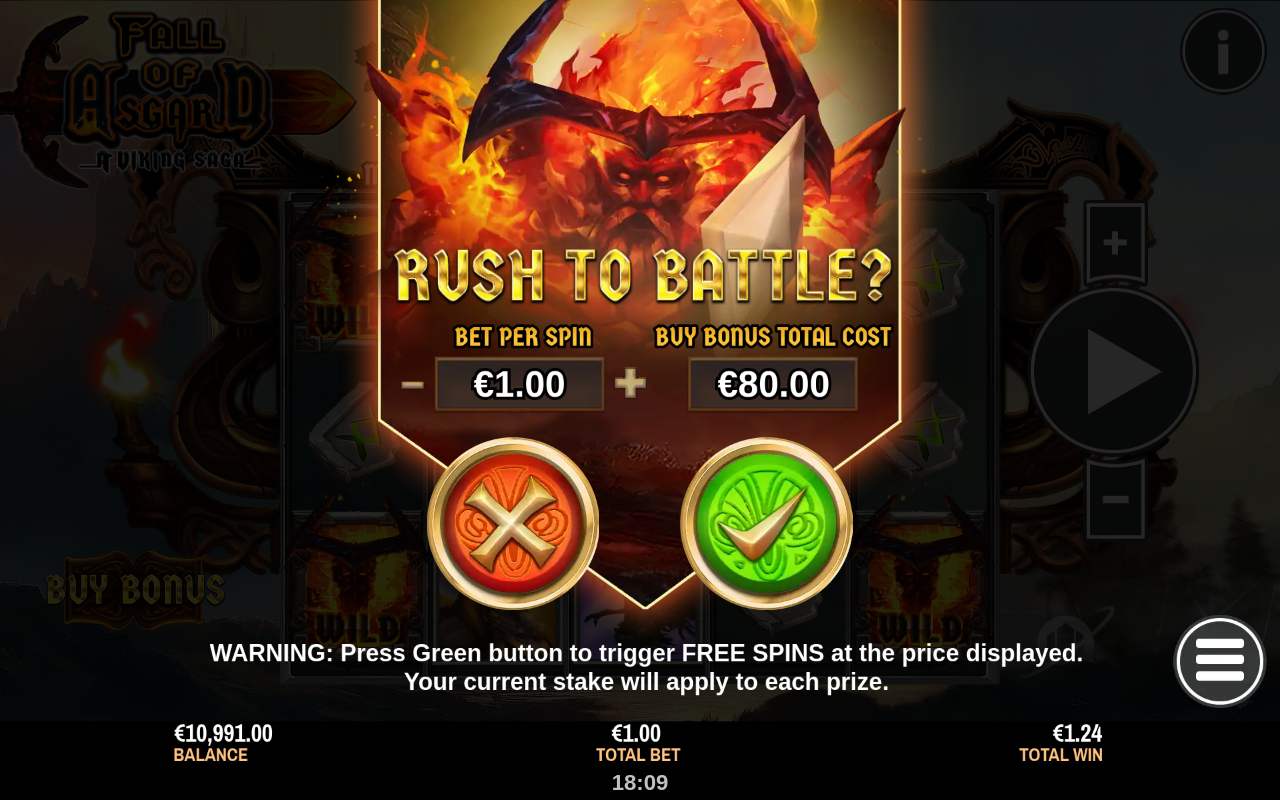 Fall of Asgard - a Viking Saga bonus buy