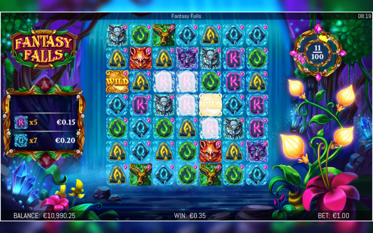 Fantasy Falls gameplay