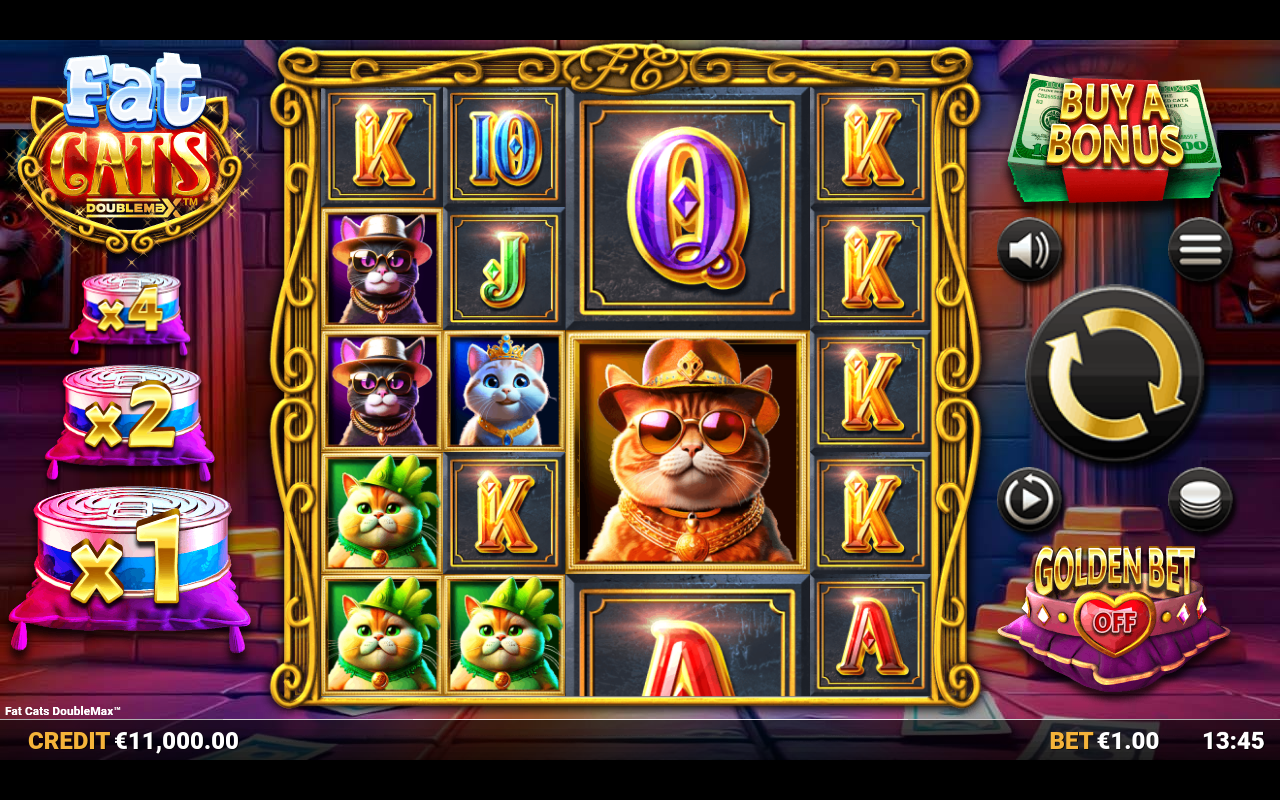 Fat Cats DoubleMax base game