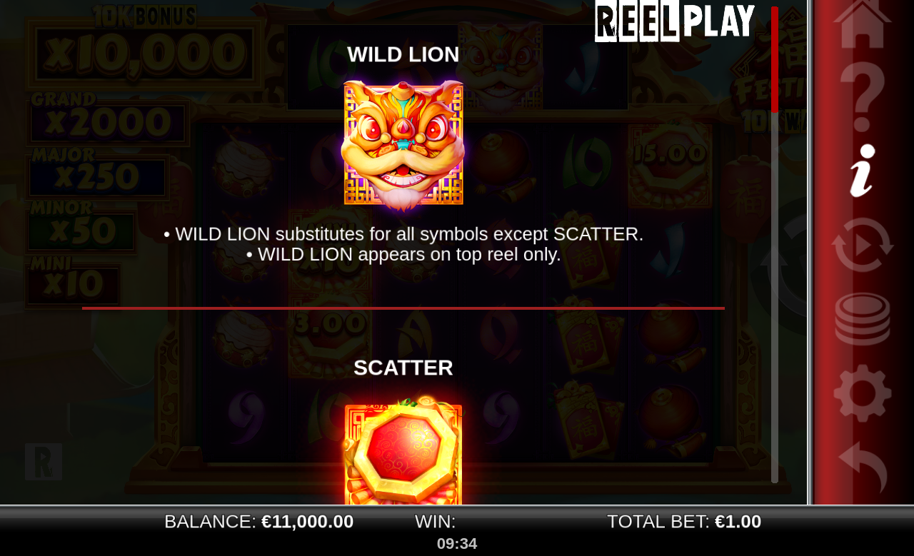 Festival 10K Ways Wild Lion rules