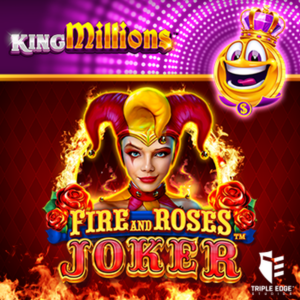 Fire and Roses Joker King Millions slot by Triple Edge Studios